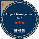 Gold Project Management Badge