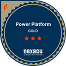 Gold Power Platform Badge