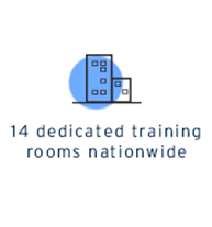 dedicated training rooms