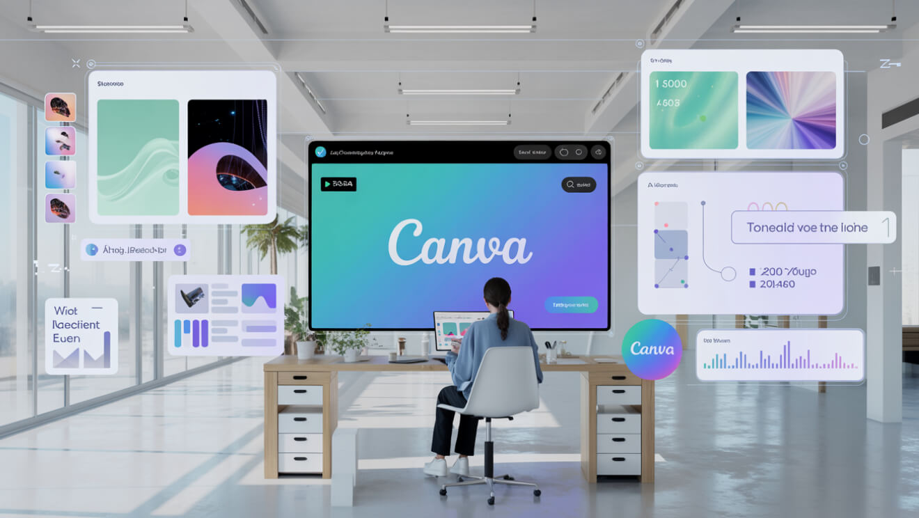 Canva AI workspace