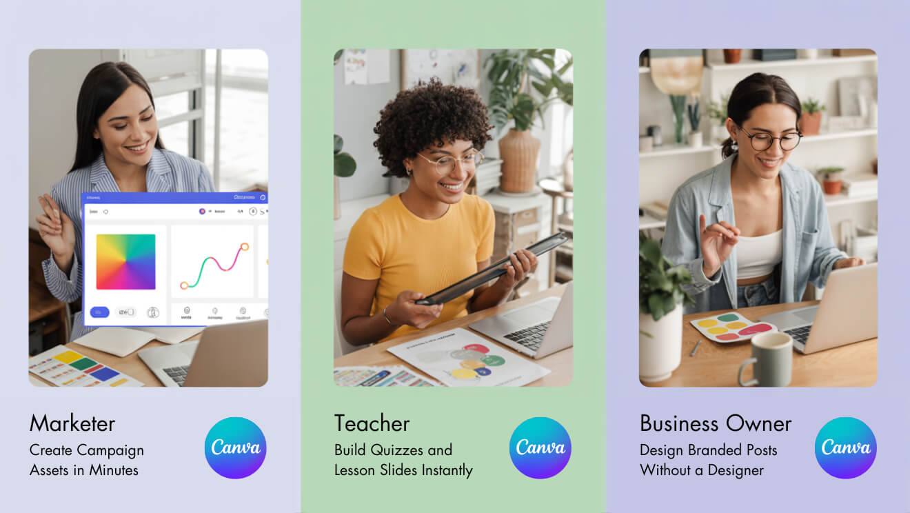 Case study examples of Canva AI